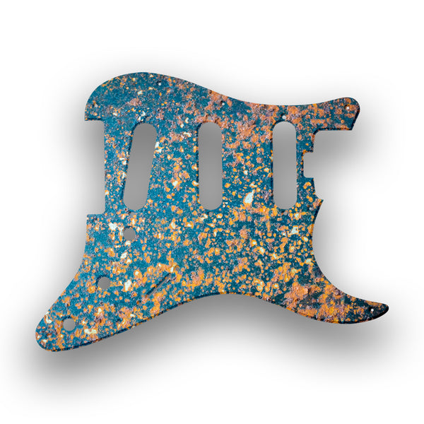 Fender Fender Stratocaster SSS American Elite Profile Custom Pickguard Scratchplate Rust Design