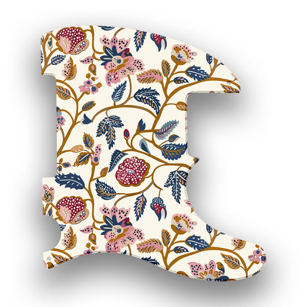 Fender Fender Telecaster 5 Hole Esquire Profile Custom Pickguard Scratchplate INDIAN_FLORAL Design