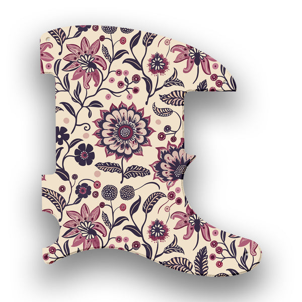 Fender Fender Telecaster 5 Hole Esquire Profile Custom Pickguard Scratchplate INDIAN_FLORAL Design