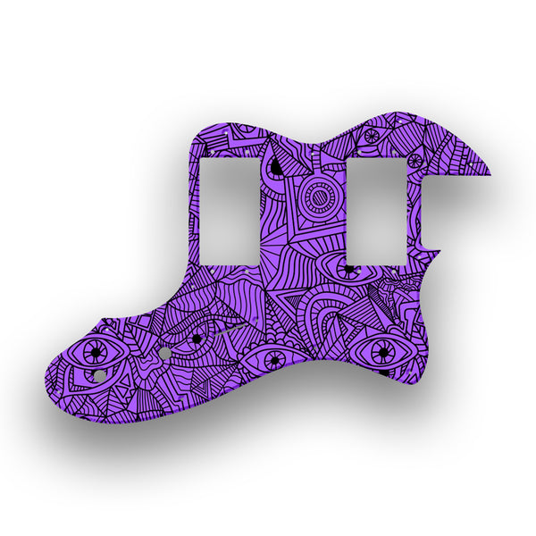 Fender Fender Telecaster Thinline '72(RI) Profile Custom Pickguard Scratchplate Abstract Design