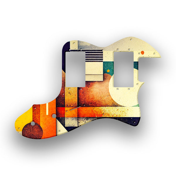 Fender Fender Telecaster Thinline '72(RI) Profile Custom Pickguard Scratchplate ABSTRACT Design