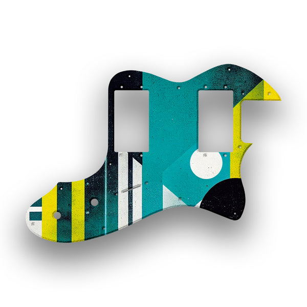 Fender Fender Telecaster Thinline '72(RI) Profile Custom Pickguard Scratchplate ABSTRACT Design