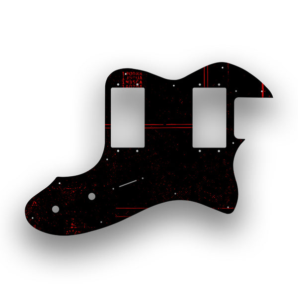 Fender Fender Telecaster Thinline '72(RI) Profile Custom Pickguard Scratchplate ABSTRACT Design