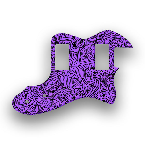 Fender Fender Telecaster Thinline '72(RI) Profile Custom Pickguard Scratchplate Abstract Design