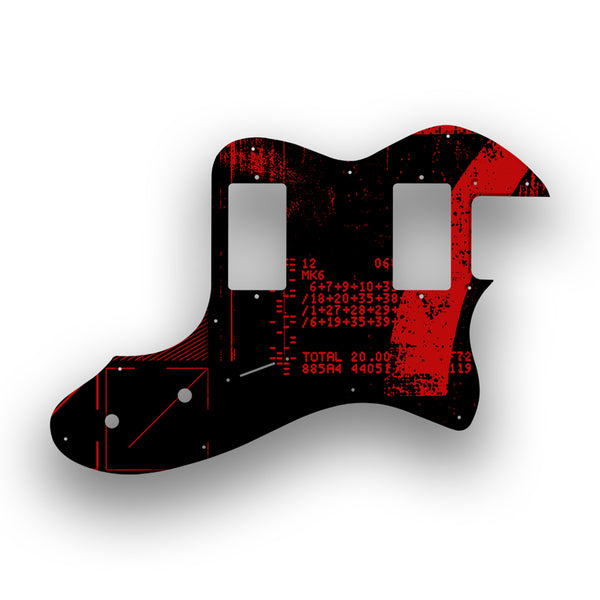 Fender Fender Telecaster Thinline '72(RI) Profile Custom Pickguard Scratchplate ABSTRACT Design