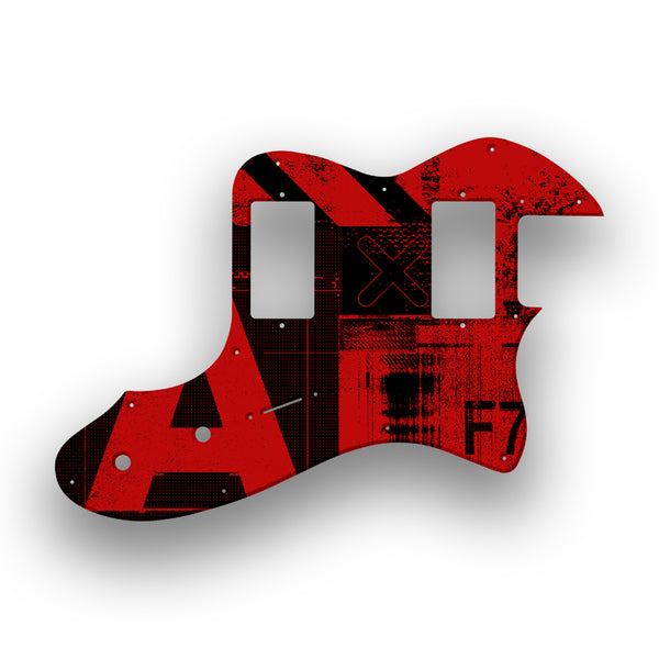 Fender Fender Telecaster Thinline '72(RI) Profile Custom Pickguard Scratchplate ABSTRACT Design