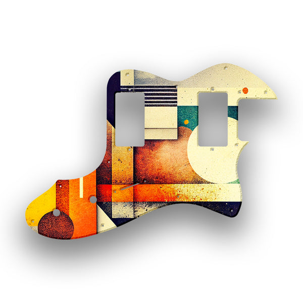 Fender Fender Telecaster Thinline '72(RI) Profile Custom Pickguard Scratchplate ABSTRACT Design