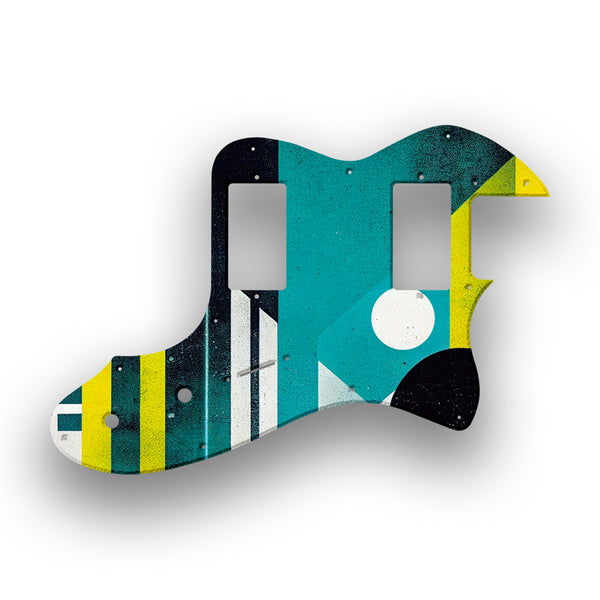 Fender Fender Telecaster Thinline '72(RI) Profile Custom Pickguard Scratchplate ABSTRACT Design