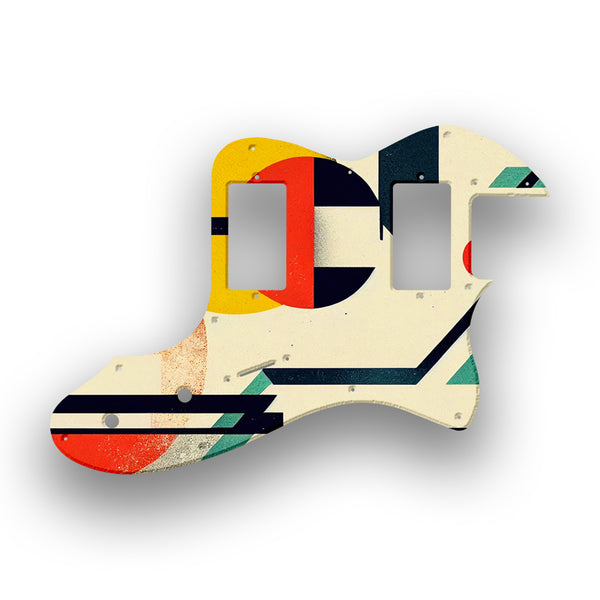 Fender Fender Telecaster Thinline '72(RI) Profile Custom Pickguard Scratchplate ABSTRACT Design