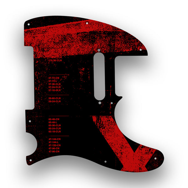 Fender Fender Telecaster 8 Hole (Standard) Profile Custom Pickguard Scratchplate ABSTRACT Design