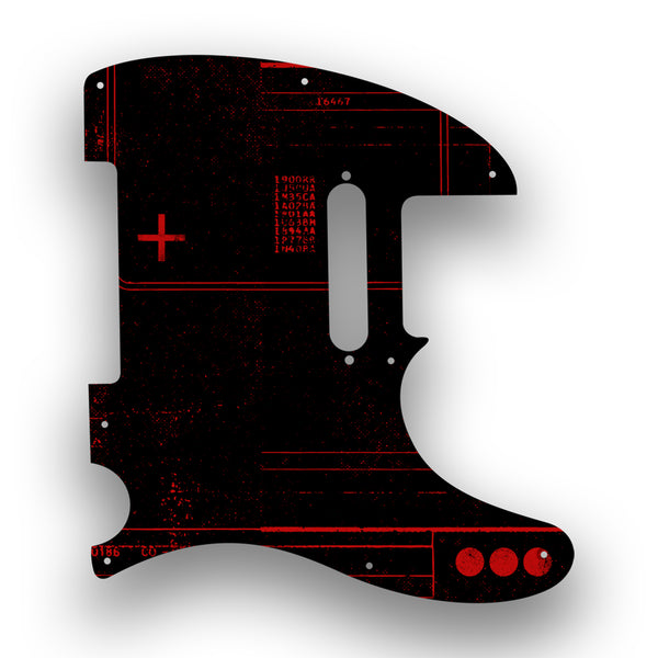 Fender Fender Telecaster 8 Hole (Standard) Profile Custom Pickguard Scratchplate ABSTRACT Design