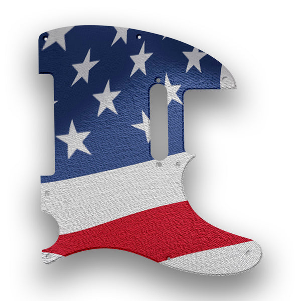 Fender Fender Telecaster 8 Hole (Standard) Profile Custom Pickguard Scratchplate Flag Design