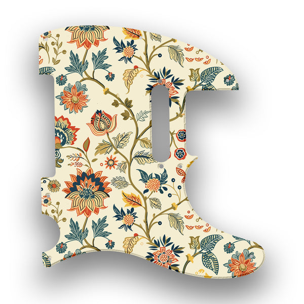 Fender Fender Telecaster 8 Hole (Standard) Profile Custom Pickguard Scratchplate INDIAN_FLORAL Design