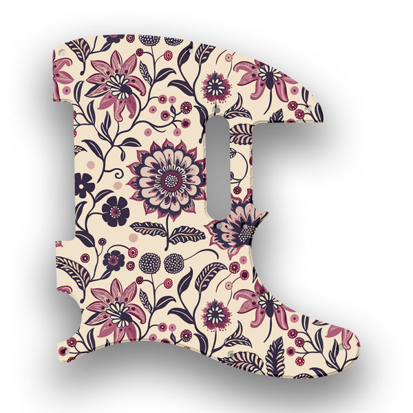 Fender Fender Telecaster 8 Hole (Standard) Profile Custom Pickguard Scratchplate INDIAN_FLORAL Design