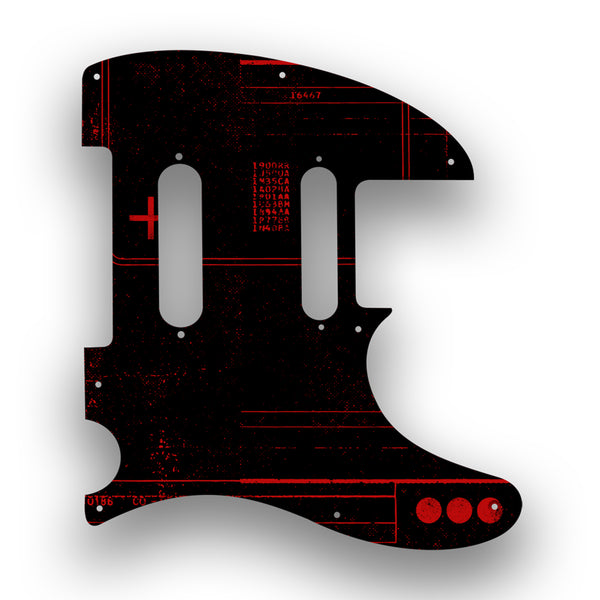 Fender Fender Telecaster Nashville Profile A Custom Pickguard Scratchplate ABSTRACT Design