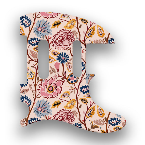 Fender Fender Telecaster Nashville Profile A Custom Pickguard Scratchplate INDIAN_FLORAL Design