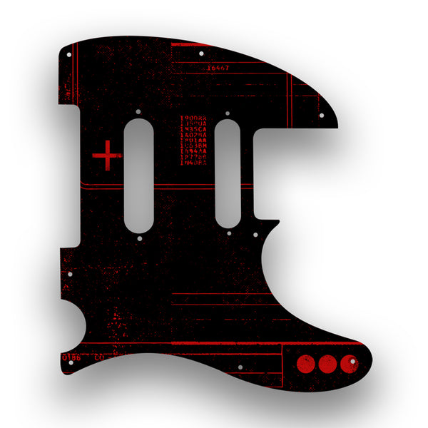 Fender Fender Telecaster Nashville Profile B Custom Pickguard Scratchplate ABSTRACT Design