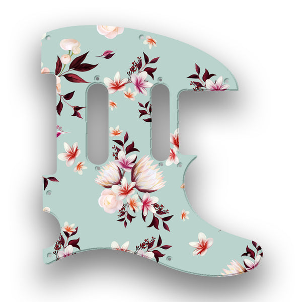 Fender Fender Telecaster Nashville Profile B Custom Pickguard Scratchplate FLOWERS Design