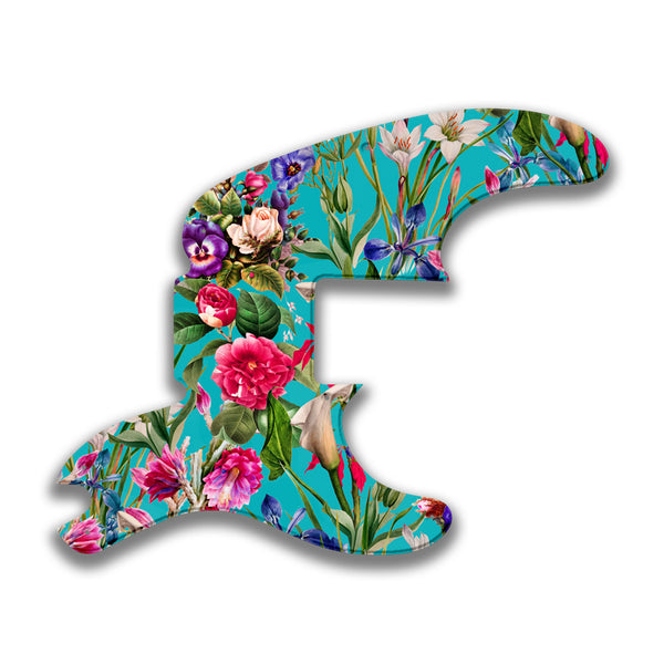 Fender Fender Telecaster Bass Profile B Custom Pickguard Scratchplate FLOWERS Design