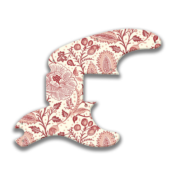 Fender Fender Telecaster Bass Profile B Custom Pickguard Scratchplate INDIAN_FLORAL Design