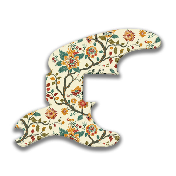 Fender Fender Telecaster Bass Profile B Custom Pickguard Scratchplate INDIAN_FLORAL Design