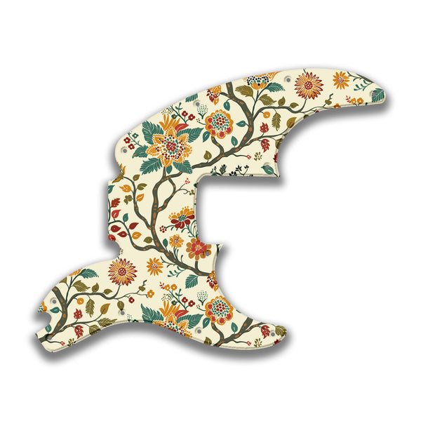 Fender Fender Telecaster Bass Profile C Custom Pickguard Scratchplate INDIAN_FLORAL Design