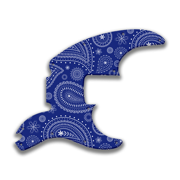 Fender Fender Telecaster Bass Profile C Custom Pickguard Scratchplate Paisley Design