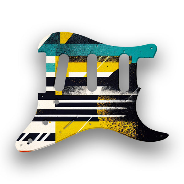 Fender Fender Vintera '50s Stratocaster Profile Custom Pickguard Scratchplate ABSTRACT Design