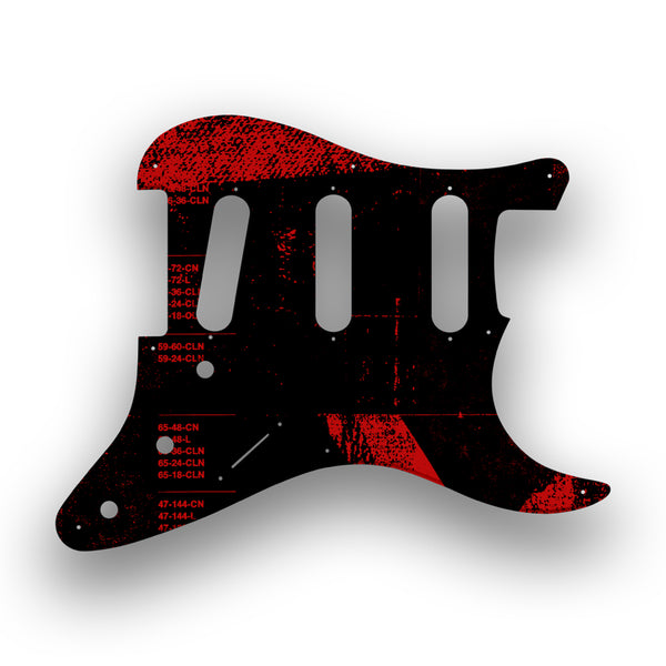 Fender Fender Vintera '50s Stratocaster Profile Custom Pickguard Scratchplate ABSTRACT Design