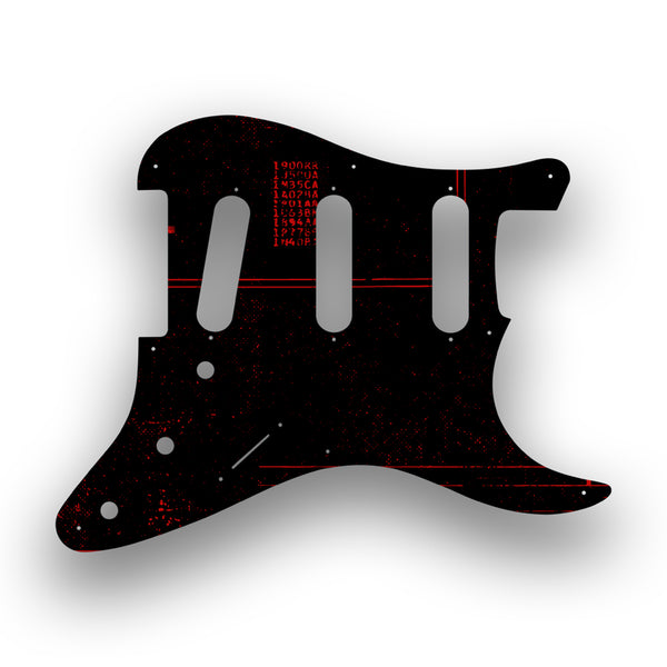 Fender Fender Vintera '50s Stratocaster Profile Custom Pickguard Scratchplate ABSTRACT Design