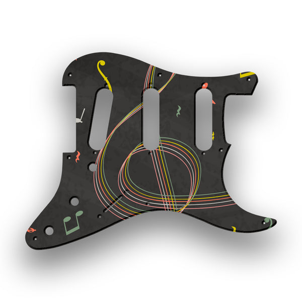 Fender Fender Vintera '50s Stratocaster Profile Custom Pickguard Scratchplate Music Design