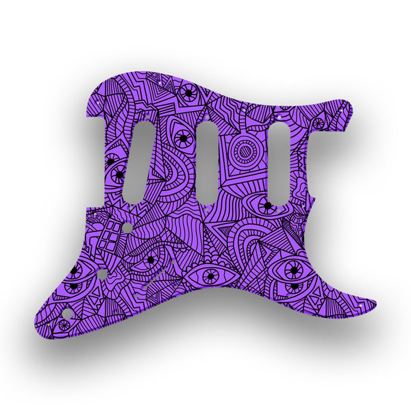 Fender Fender Vintera '60s Stratocaster Profile Custom Pickguard Scratchplate Abstract Design