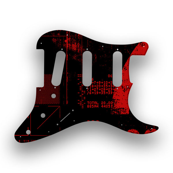 Fender Fender Vintera '60s Stratocaster Profile Custom Pickguard Scratchplate ABSTRACT Design