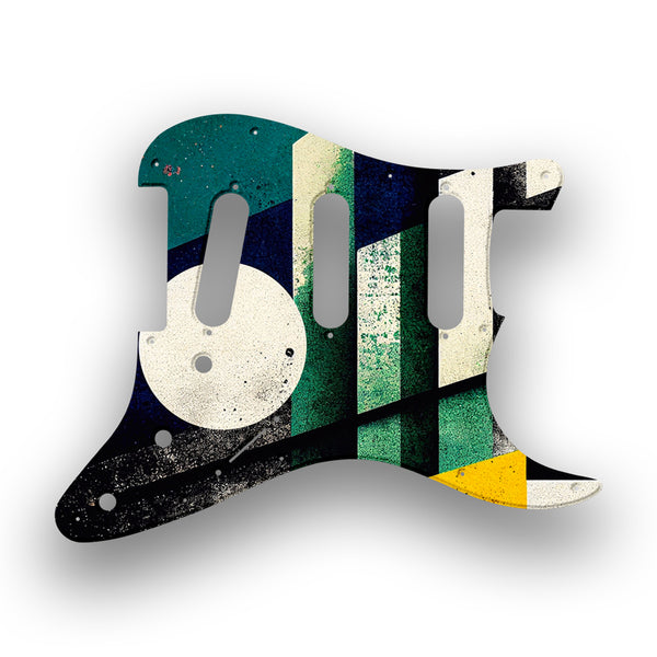 Fender Fender Vintera '60s Stratocaster Profile Custom Pickguard Scratchplate ABSTRACT Design