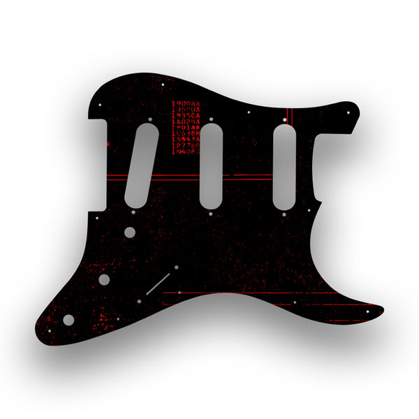 Fender Fender Vintera '60s Stratocaster Profile Custom Pickguard Scratchplate ABSTRACT Design