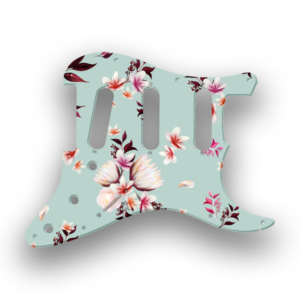 Fender Fender Vintera '60s Stratocaster Profile Custom Pickguard Scratchplate FLOWERS Design