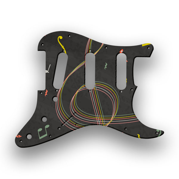 Fender Fender Vintera '60s Stratocaster Profile Custom Pickguard Scratchplate Music Design