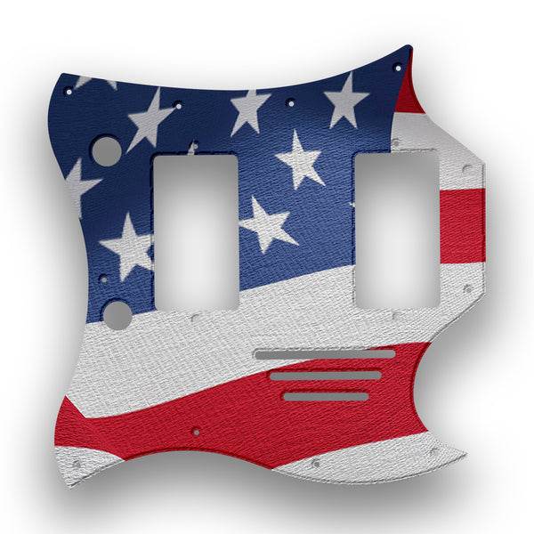 Gibson Gibson SG Menace Profile Custom Pickguard Scratchplate Flag Design