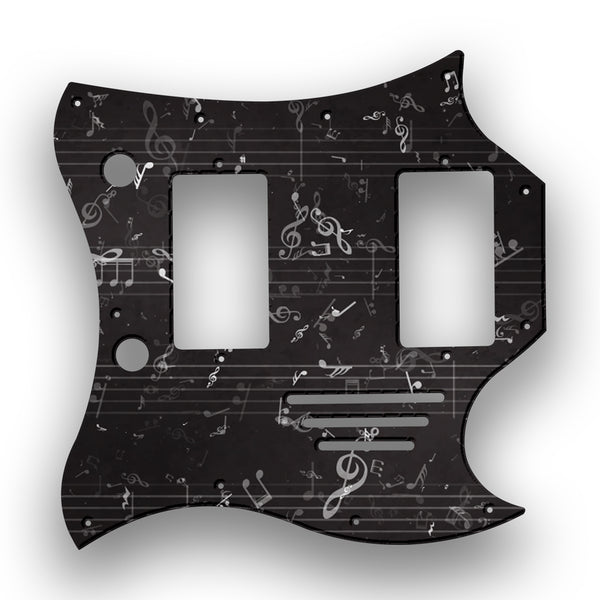 Gibson Gibson SG Menace Profile Custom Pickguard Scratchplate Music Design