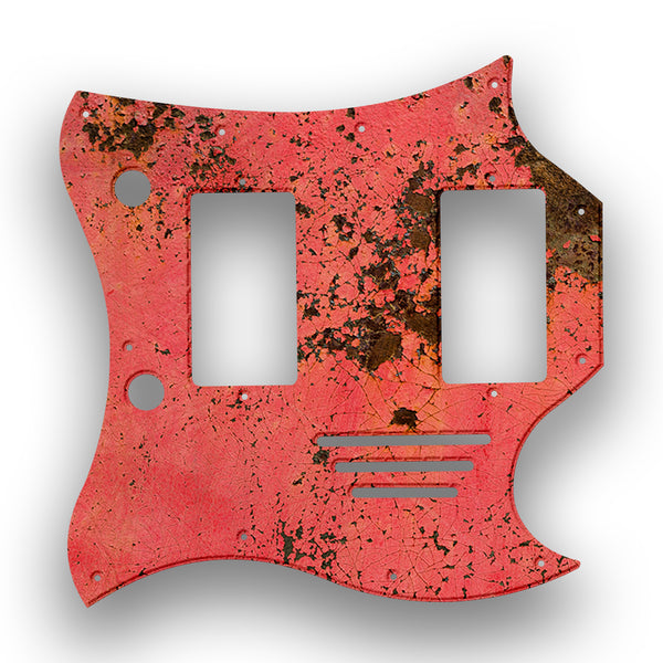 Gibson Gibson SG Menace Profile Custom Pickguard Scratchplate Rust Design