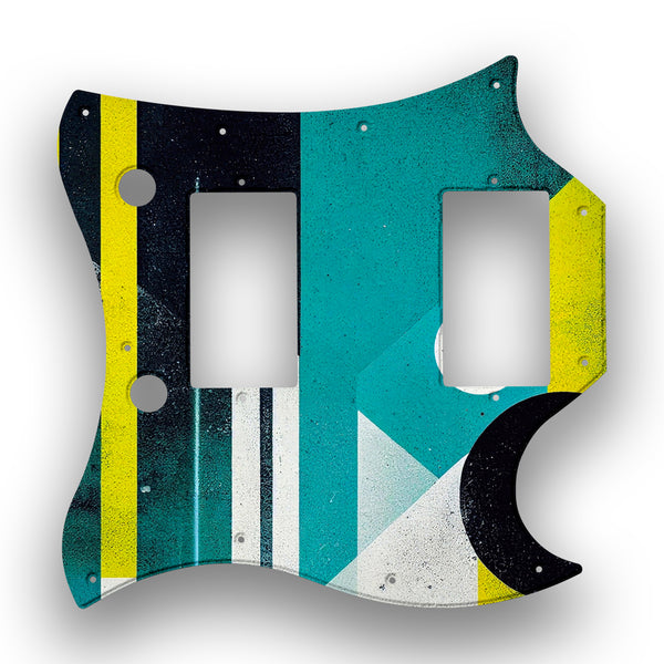 Gibson Gibson SG Standard Profile A Custom Pickguard Scratchplate ABSTRACT Design