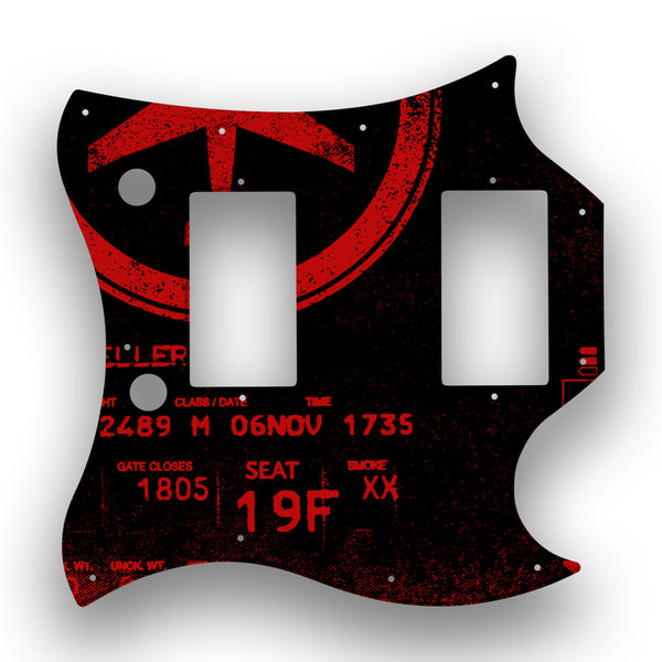 Gibson Gibson SG Standard Profile A Custom Pickguard Scratchplate ABSTRACT Design