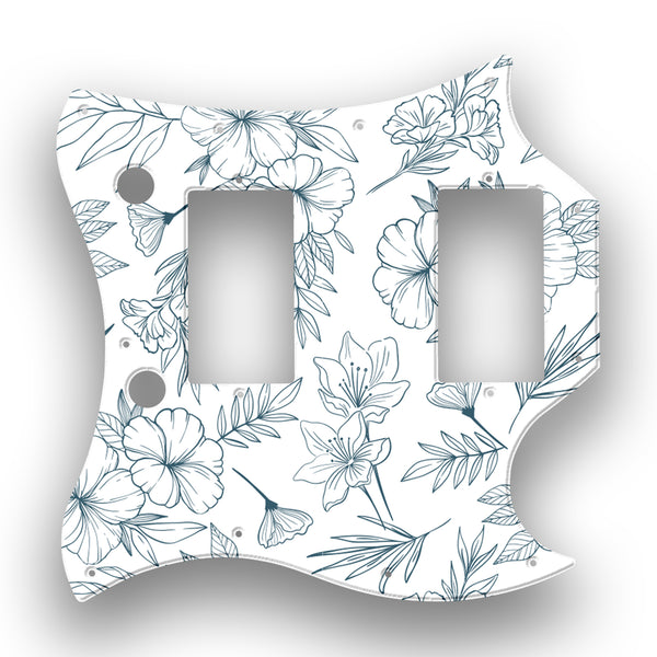 Gibson Gibson SG Standard Profile A Custom Pickguard Scratchplate Floral Design