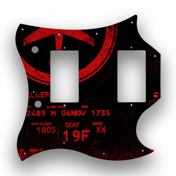 Gibson Gibson SG Standard Profile B Custom Pickguard Scratchplate ABSTRACT Design