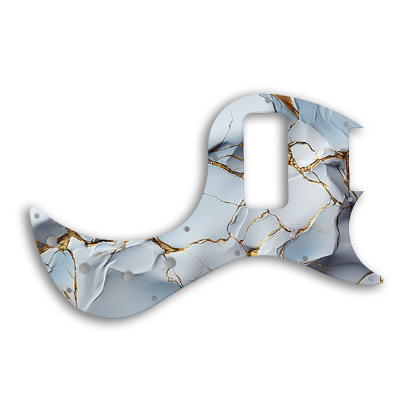 Gibson EB Bass Custom Pickguard Scratchplate Marble Design