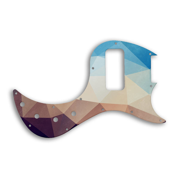 Gibson EB Bass Custom Pickguard Scratchplate POLYGON Design