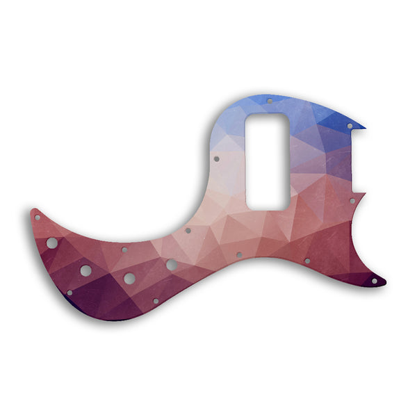 Gibson EB Bass Custom Pickguard Scratchplate POLYGON Design