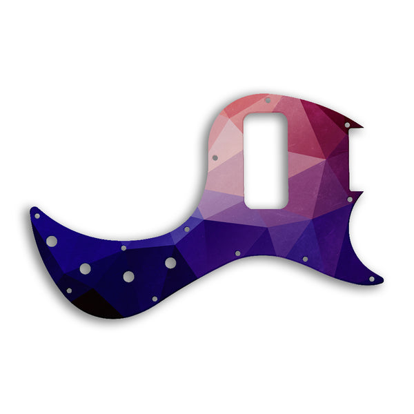 Gibson EB Bass Custom Pickguard Scratchplate POLYGON Design