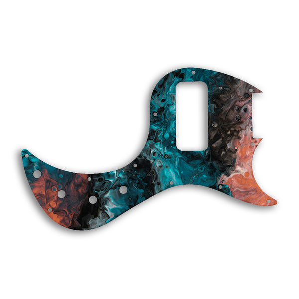 Gibson EB Bass Custom Pickguard Scratchplate SWIRL Design