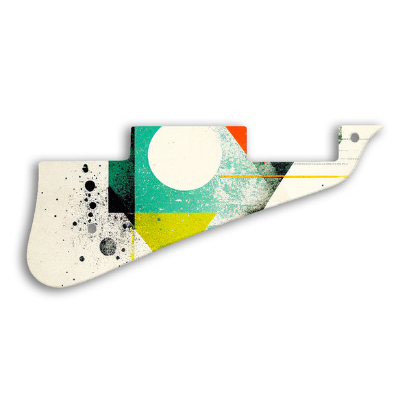 Gibson EPIPHONE LES PAUL STANDARD Custom Pickguard Scratchplate ABSTRACT Design